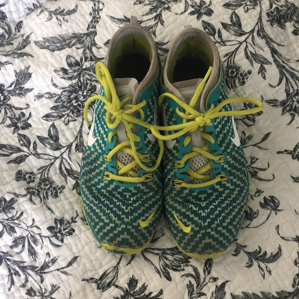 Nike’s a little worn but still in good shape